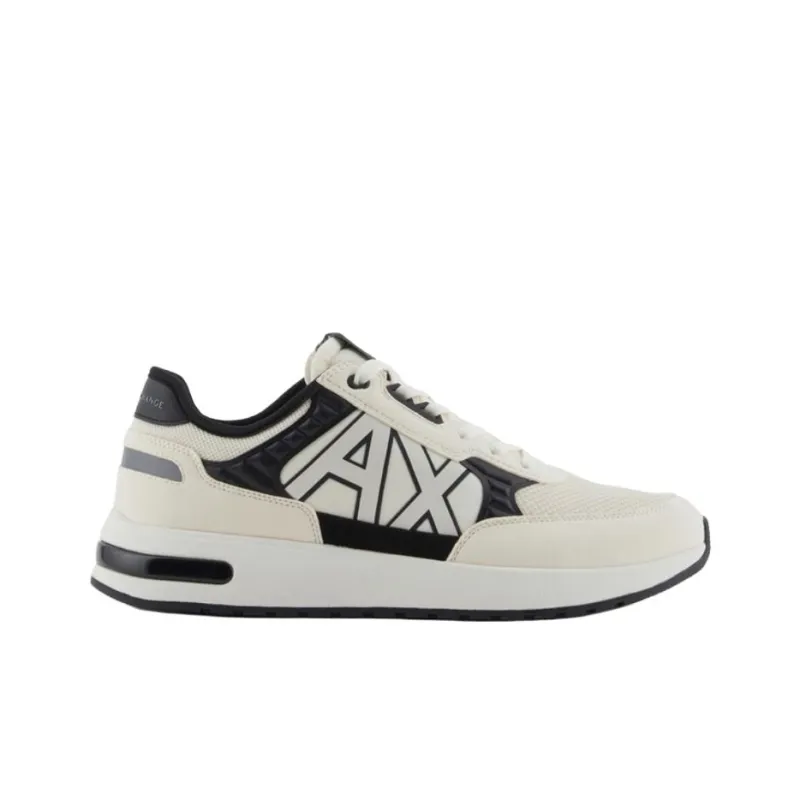 ARMANI EXCHANGEAE Low Top Casual Shoes Men's Milk White-1