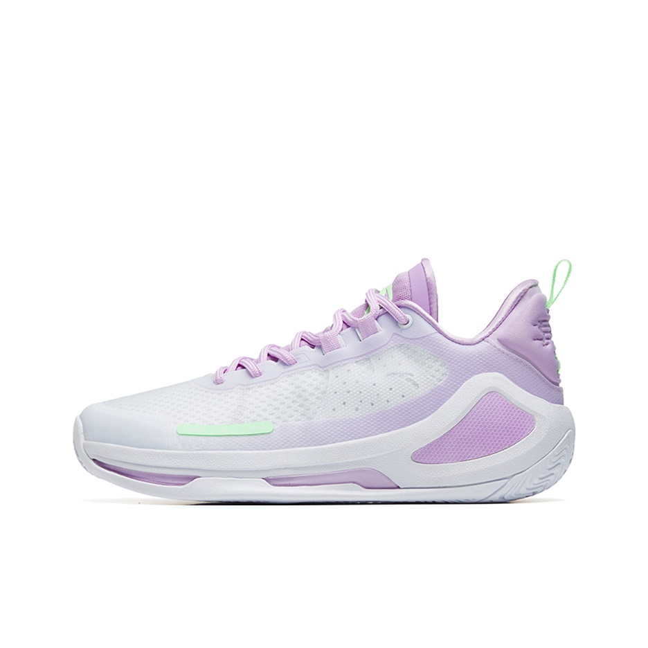 Pink and green basketball shoes best sale