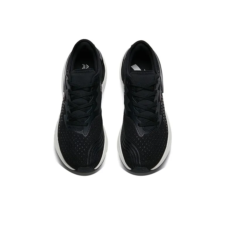 Anta Tron 2.0 Cushioning Anti Slip And Wear Resistant Low Top Running Shoes Women's Black White-2