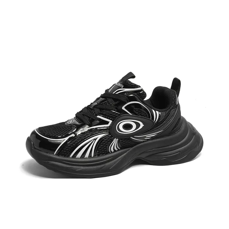 ZOIBBOE Anti Slip Wear Resistant Breathable Height Increasing Low Top Chunky Sneakers Unisex-1