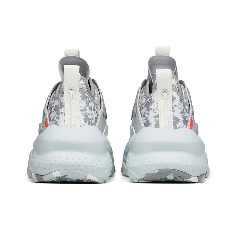 Anta Bastard Peak Lightweight And Wear-resistant Low-Top Sports Casual Shoes Men's Gray White-3