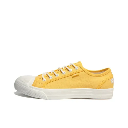 PEAK State Pole Skateboard Shoes Men Low-Top White/Yellow