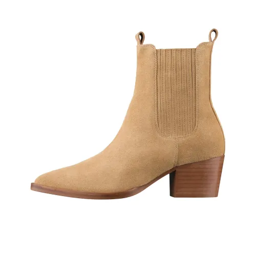 A.P.C Chelsea Boots Women's Khaki