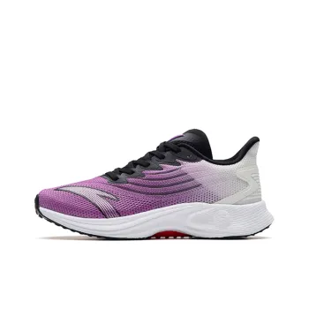 ANTA MACH 2.0 Running Shoes Women's Low Top Fire Dragon Purple/Ivory White/Black