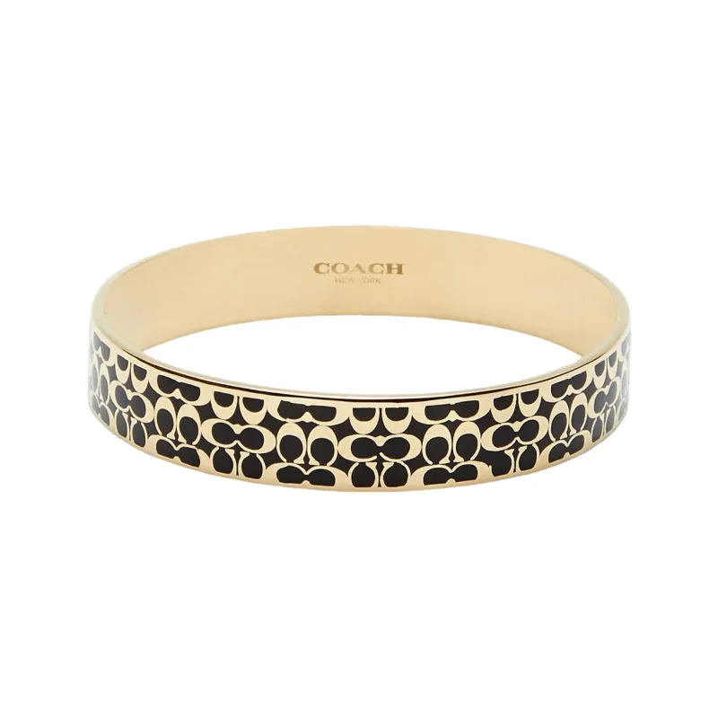 COACH Enamel Bangles Women's Gold-0