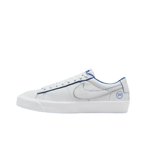 Nike SB Zoom Blazer Skateboard Shoes Men Low-Top White