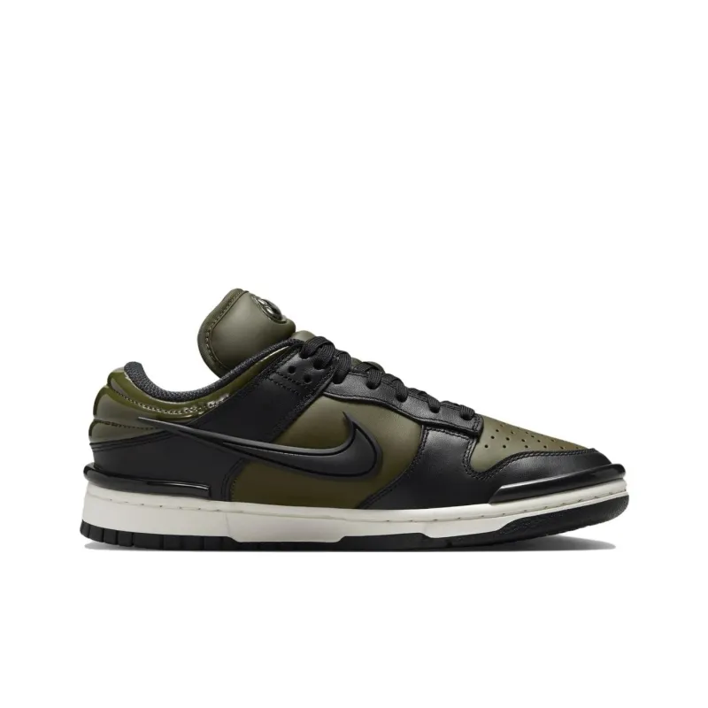 Nike Dunk Low Twist Army Khaki Black Women's-1