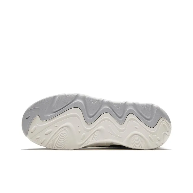 Anta Back Wave 1.0 Slip Resistant Mid Top Casual Shoes Women's Black Gray Color-4