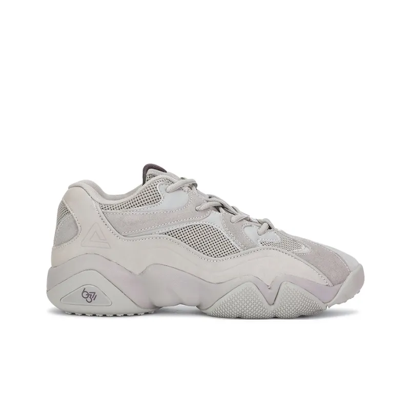 PEAK State Pole 6371 Low Top Chunky Sneakers Men's Bilbao Gray-1