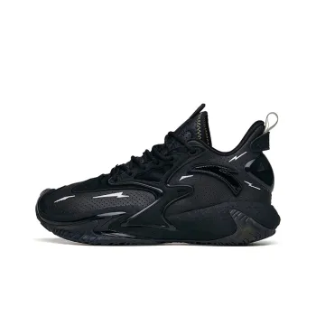 Anta Frenzy 3 Pro Cushioning Anti Slip And Wear Resistant Mid Top Basketball Shoes Black