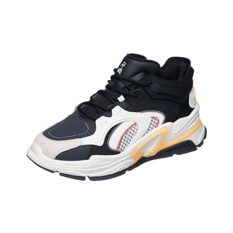 Anta Millennium 3.0 Cushioned Anti-Slip And Wear-Resistant Warm Low-Top Casual Shoes Women's Black White Gray-1