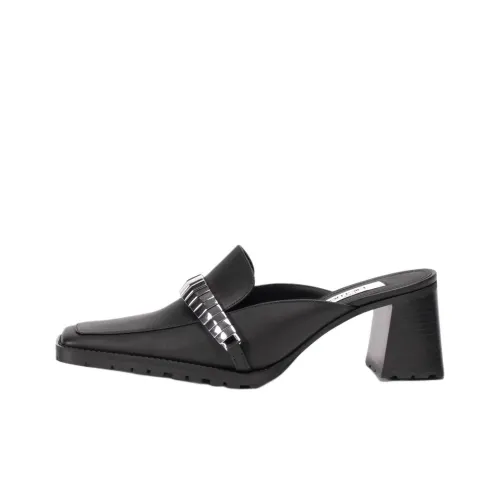 Elleme Closed Toe Slippers 6.cm Women's Black