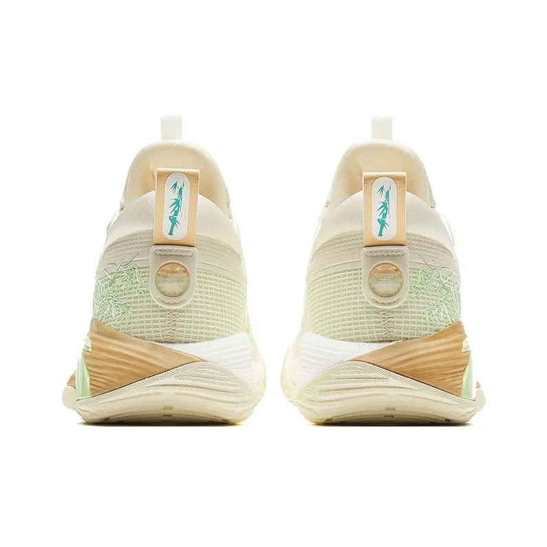 ANTA ZUP Series Basketball Shoes Men Low Top Green/Brown-3
