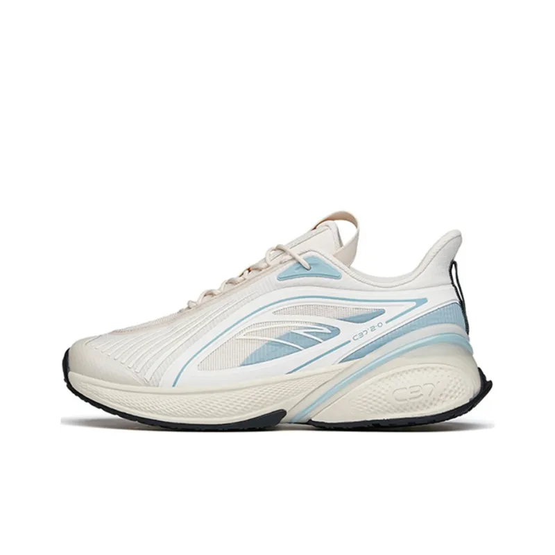 Anta C37 2.0 Cushioning Anti-Slip And Wear-Resistant Breathable Rebound Low-Top Running Shoes Men's Light Blue-0