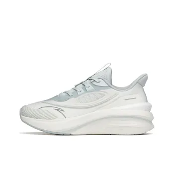 Anta Martian Foam Cushioned Slip Resistant Low Top Running Shoes Women's Green White