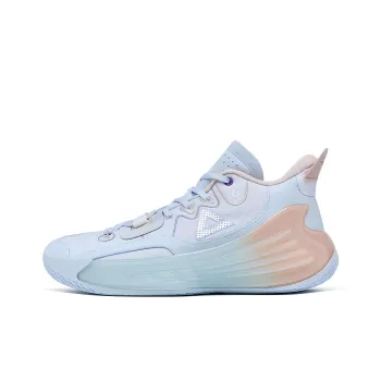 PEAK Shadowhunting Lux Cushioning Anti Slip And Wear Resistant Mid Top Basketball Shoes Men's Blue