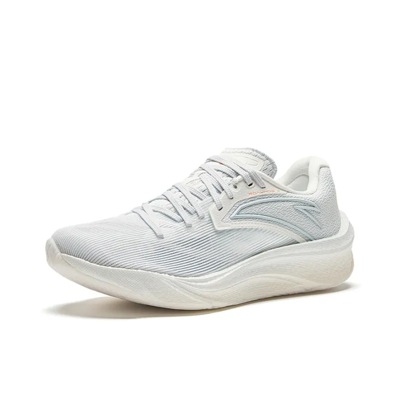 Anta Asphalt Road Fighter 2.0 Cushioned Slip Resistant Abrasion Resistant Low Top Running Shoes Women's White-1