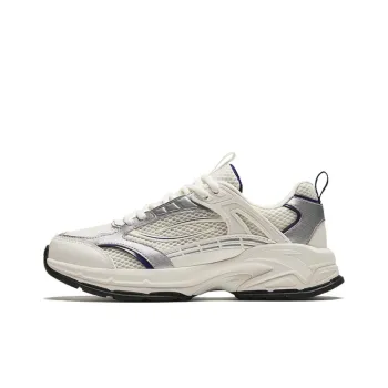 Anta Millennium Glacier Slip Resistant Low Top Casual Shoes Women's White Silver