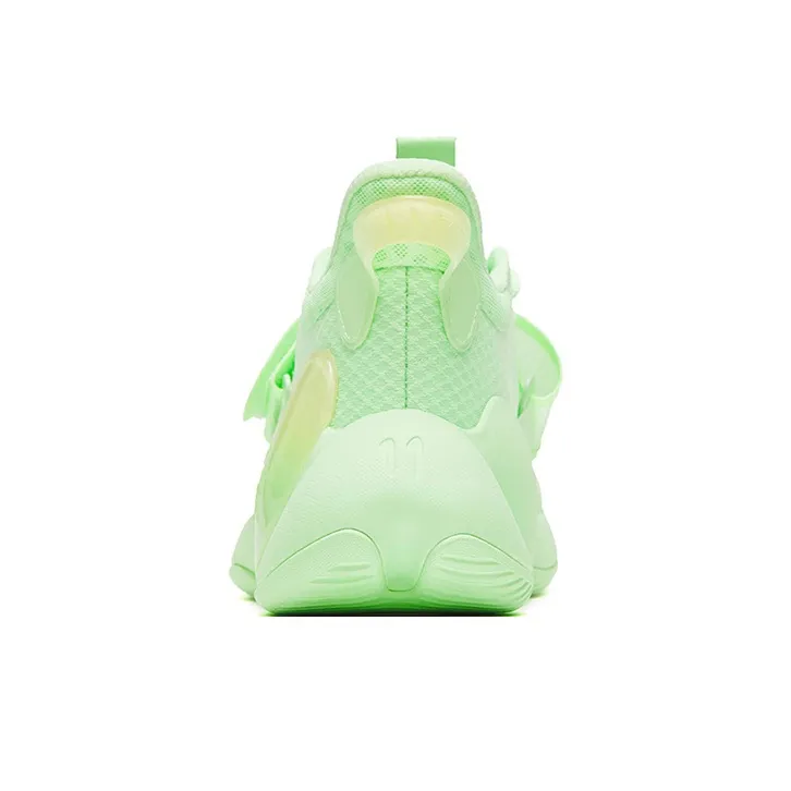Anta Water Flower 3 Low Top Basketball Shoes Men's Neon Green-3