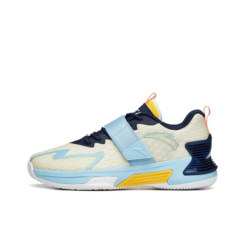 Anta Hengsao3 Cushioning Anti-Slip And Wear-Resistant Low-Top Basketball Shoes Green-0