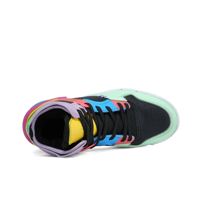 PEAK Attitude Extreme Series Skateboard Shoes Women's High Top Dynamic Green-3