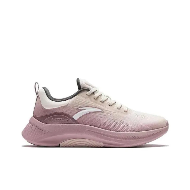 Anta God Walk 5 Anti Slip Wear Resistant Low Top Training Shoes Women's Gray Purple-1