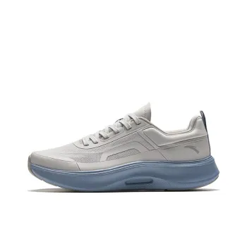 Anta Divine Pro Cushioned Slip Resistant Abrasion Resistant Low Top Running Shoes Men's Gray Blue