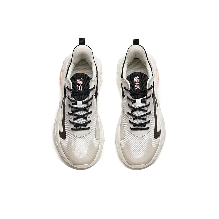 Anta Broken Cocoon 2.0 Cushioning Anti-Slip And Wear-Resistant Low-Top Sports Casual Shoes Women's White Black-2