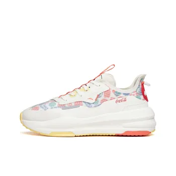 Coca Cola x Anta C37 Series Life Collection Cushioning Lightweight Low Top Skateboard Shoes Women's White Red