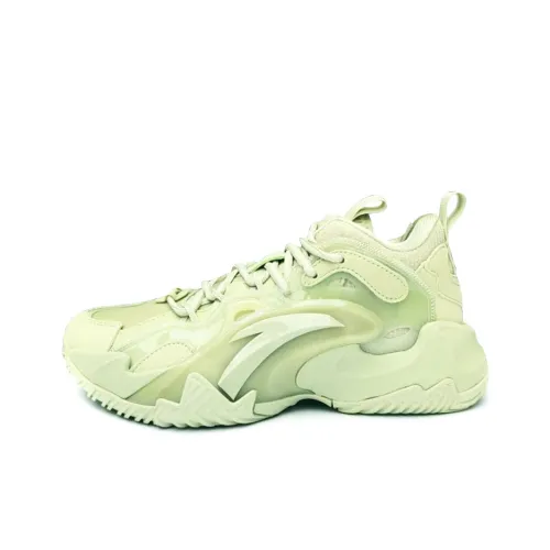 ANTA Airspace 3 Basketball Shoes Men Mid-Top Ice Screw Green