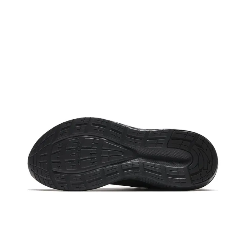 Anta Light Cloud Anti Slip Wear Resistant Low Top Running Shoes Men's Black-4