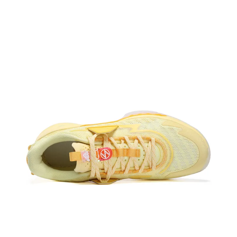 PEAK Lightning 9 Taichi Coverage Support Low Top Basketball Shoes Men's Yellow-4