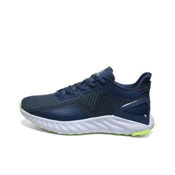 PEAK Pilot Low Top Running Shoes Men's Deep Sea Blue Cushioning