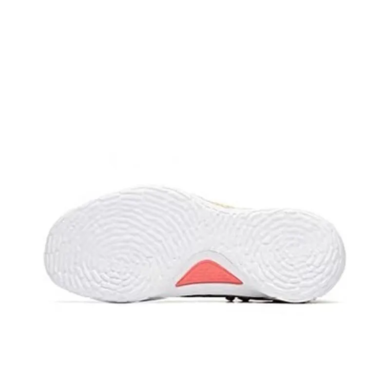 Anta KT5 Cushioning Anti Slip And Wear Resistant Mid Top Basketball Shoes White Red Green-5