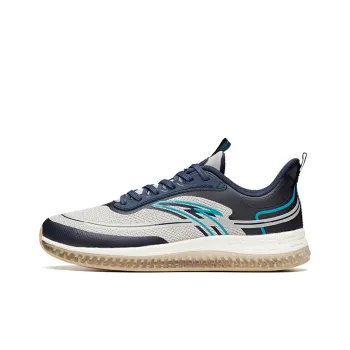 Anta Night Stalker Cushioned Slip-Resistant Abrasion-Resistant Low-Top Running Shoes Men's Blue White