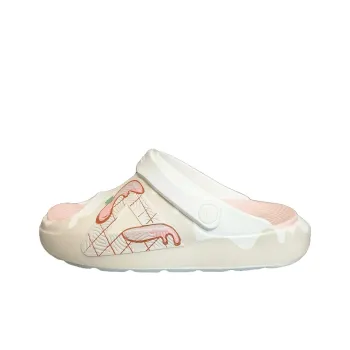 PEAK Statistic Sandals Slide Slippers Women's Ecru/Pink