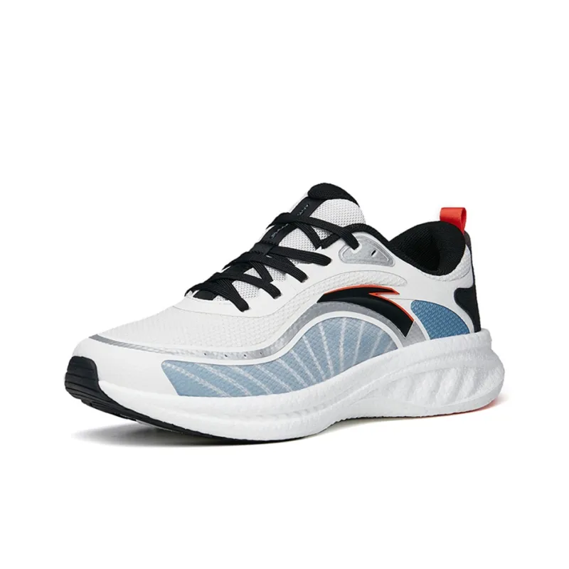 Anta Martian Foam Low Top Running Shoes Men's White Blue Black-1