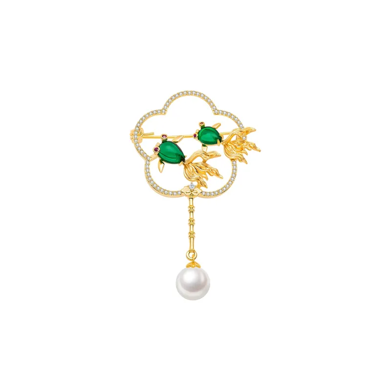 CLORIS YING Pearl Brooches Women's-1