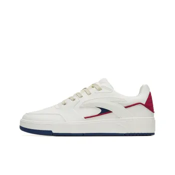 Anta 982 Low Top Skateboard Shoes Men's White Red Blue