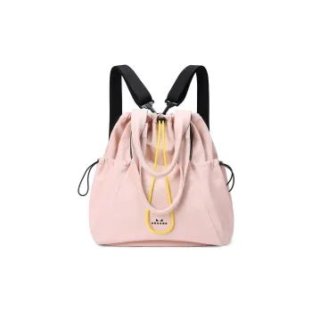 NOXXON Nylon Fabric Backpack Shoulder Bag Backpack Regular Women's Ecru/Nude Pink/Army Green