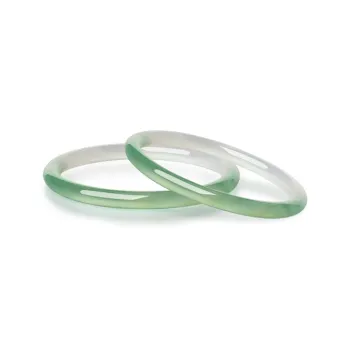 TRUE ME Chalcedony Jade Bangles Women's