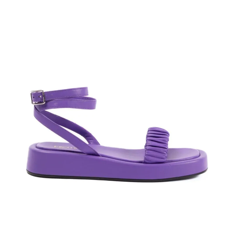 Elleme Chouchou One Strap Sandals 3.5cm Women's Purple-1