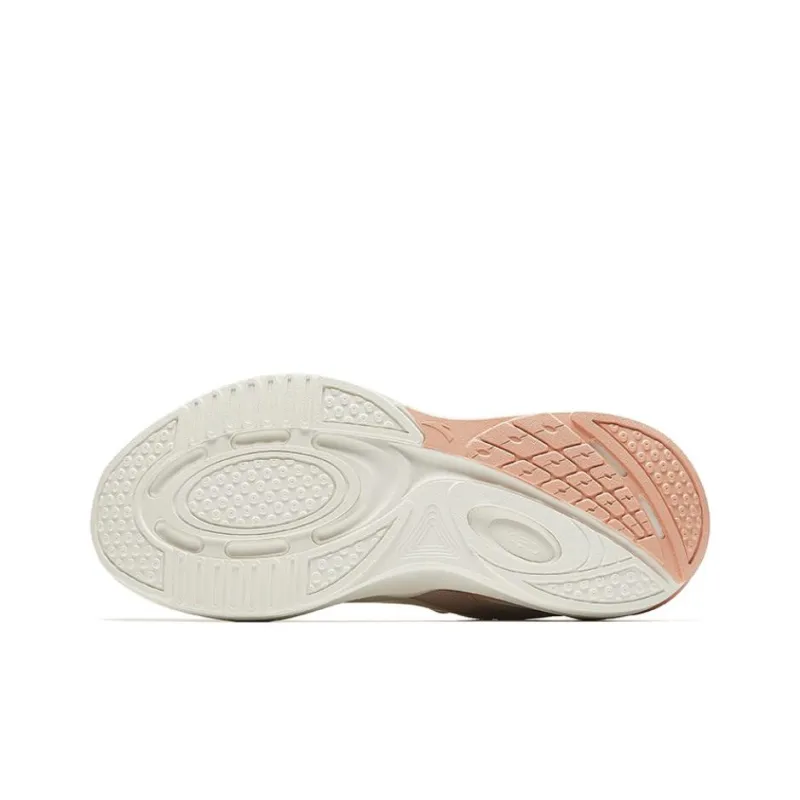 Anta C37+ Cushioning Rebound Low Top Running Shoes Women's White Orange-4
