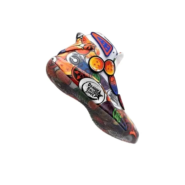 Anta KT5 Non slip Lightweight High Top Basketball Shoes Men's Multicolor-3