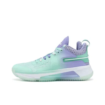 PEAK Flash 4 Taichi Cushioning Anti Slip And Wear Resistant Low Top Performance Basketball Shoes Men's White Green