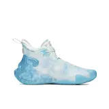 ANTA Star Mountain Basketball Shoes Men High-Top Sea Cyan/White