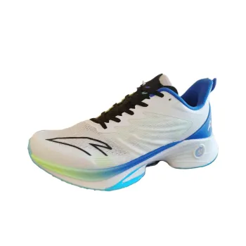 Anta MACH 3.0 Durable Breathable Low Top Running Shoes Men's White Blue Teal