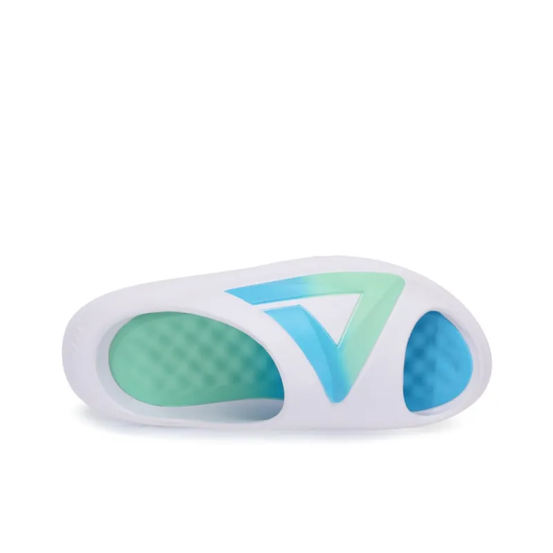 PEAK Very Small Fat Drag Rubber Sole Slip Resistant Abrasion Resistant Slide Slippers Unisex Blue Green-3