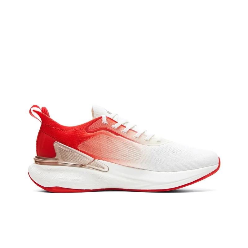 PEAK State Pole 6.0 Running Shoes Men Low Top Ecru/Red-1