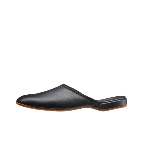 CROCKETT & JONES Wrap-toe Slippers Men's Black